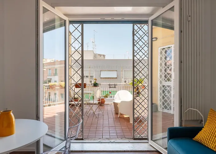 Guesthost - Tiburtina Flats With Terrace רומא