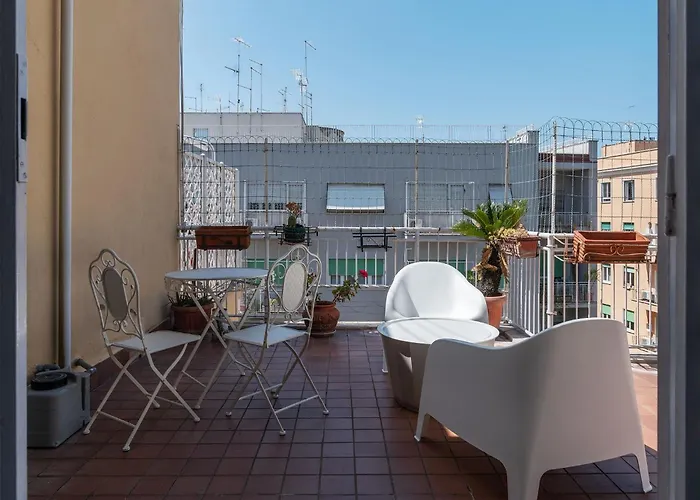 Guesthost - Tiburtina Flats With Terrace רומא