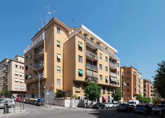 דירה Guesthost - Tiburtina Flats With Terrace
